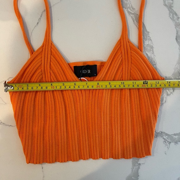 Cider Cropped Tank top Y2K NWT size Large - Picture 4 of 5